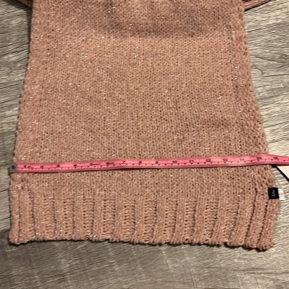 Echo Metallic Chenille Muffler Scarf Light Pink - Picture 9 of 9